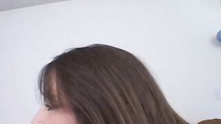 Goddess blonde cougar takes penis, gets a creampie on her breast