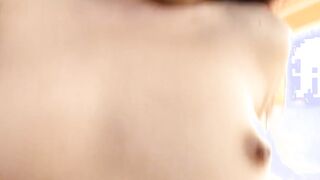 Zenya masturbates and blows dick for facial