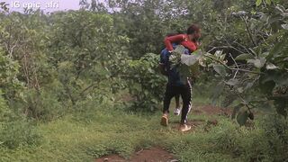 babe Christmas sex with my vulgar villager mistress