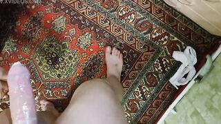 Round butt banged! into both holes [Homemade porn with a fleshy booty Marish]