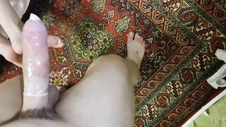 Wifey gets high when I nailed her butt into a meaty booty [Amateur porn with a huge white ass]