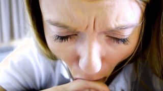 Molly Mae 19 year older newbie blows and talks filthy "I'm sorry for causing trouble I promise to obey and do what you tell me."