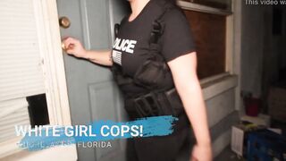 "African Looters Matter two" White bimbos Cops (Season one Episode one) Huge breasts police on duty responds to Code 211 breaking & entering call and gets hard interracial fucking from long ebony dick burglar ft Vicky Verona / Shimmy Money