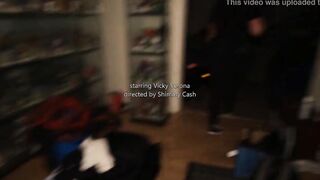 "African Looters Matter two" White bimbos Cops (Season one Episode one) Huge breasts police on duty responds to Code 211 breaking & entering call and gets hard interracial fucking from long ebony dick burglar ft Vicky Verona / Shimmy Money