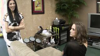 Lesbo Chanel Preston and Aries Stone are very Bombshell
