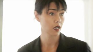 3 Way with Dark Haired Dana Vespoli has a strong fucked with