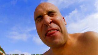 Angell Summers has anal sex and bj on the beach