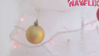 Mother Noel Nayara, setting up the Christmas tree