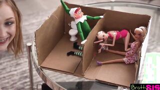 BrattySis - Step Sis Says"What do you men say we play elf on the shelf" S21:E1