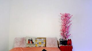 Beauty dressing up with hand job