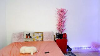 Beauty dressing up with hand job