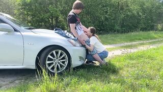 Amateur teens get pounded public