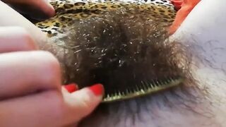 Beauty bushy vagina huge orgasms