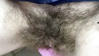 Squirt Bushy cunt