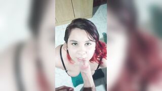 cum into mouth