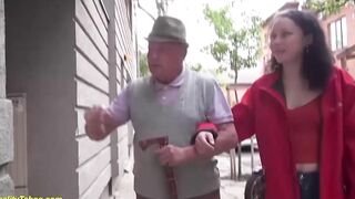 lucky vulgar grandpa first teenagers sex