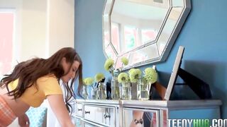beauty Slim Babysitter Aubree Valentine Caught Masterbating At Landlords Room