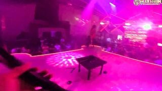 Performance at La 10 inside Puerto Vallarta Performance del Amo and his three submissives