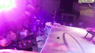 Performance at La 10 inside Puerto Vallarta Performance del Amo and his three submissives