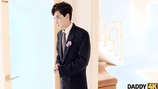 DADDY4K. The skinny women is not upset when she can deal with her father-inside-law