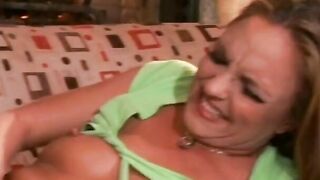 Erotic 19 year old masturbates with humongous sex toys before sex