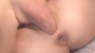 Adorable dark haired teens get unique present on her bitrhday