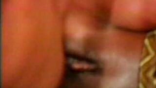 Ebony on ebony action with big titted thot and turned on stud