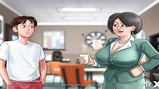 SummertimeSaga - what happens if you shower with a older? E