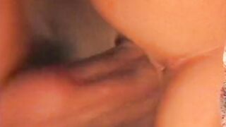 Stud fucks bald oriental snatch then jizzes on her face