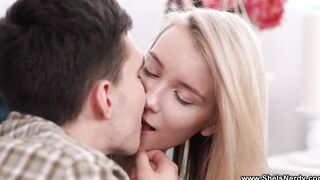 She Is Nerdy - Music and kisses lead to anal Polly White