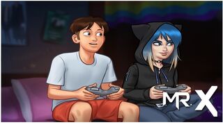 SummertimeSaga - Tasty cunt with mouth Loves Rock and Tape Games E1 #