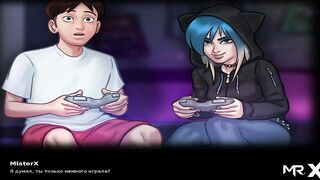SummertimeSaga - Tasty cunt with mouth Loves Rock and Tape Games E1 #
