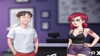 SummertimeSaga - Tasty cunt with mouth Loves Rock and Tape Games E1 #