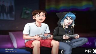 SummertimeSaga - Tasty cunt with mouth Loves Rock and Tape Games E1 #