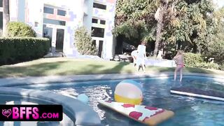 Turned On Older Next Door Spy On Hot College Girls Inside Small Bikini