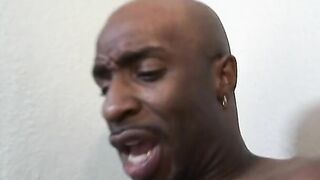 Ebony cunt with mouth gets her twat eaten for the first time
