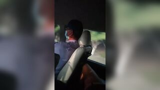 I masturbate him into outside transport