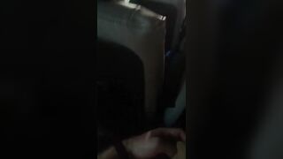 I masturbate him into outside transport