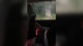 I masturbate him into outside transport