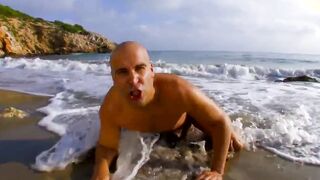 Angell Summers has anal sex and fellatio on the beach