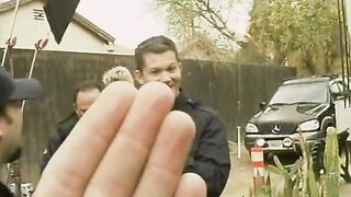 Behind the scenes footage of porn video action