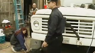 Behind the scenes footage of porn video action