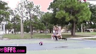 BFFS - Basketball Team Fucks Their Vulgar Trainer