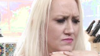 Blonde Goddess Alana Evans Comforts Her Next Door