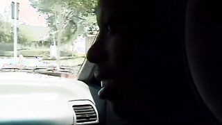 African hooker women wearing slutty clothes blows an black penis
