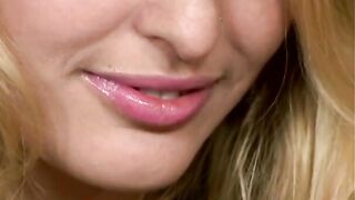 A stunning blonde hispanic thot fucks and takes a men load