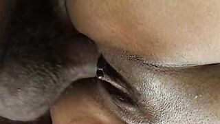 Beauty with voluptuous long african jugs takes a hardcore pounding