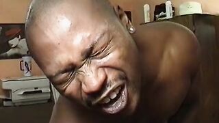 Beauty with voluptuous long african jugs takes a hardcore pounding