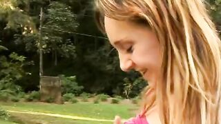 Bae Latin whore gets her tight twat finger bang from behind
