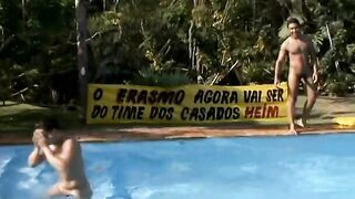 Amazingly Hot latinas got butt banged at a pool party
